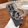 The glitter magnetic invisible stand is suitable for the iPhone 16promax phone case. The water diamond high-end feel of iPhone 14 Pro Specification image